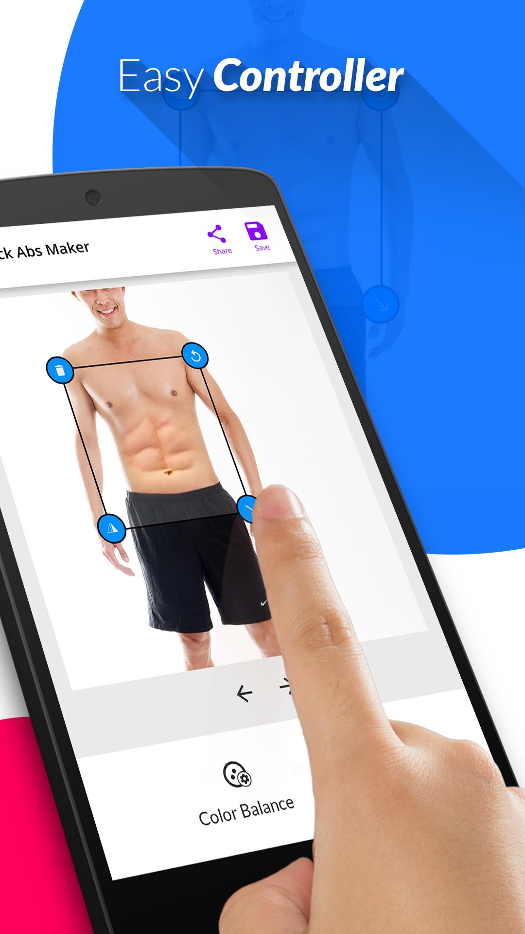 اسکرین شات 5 برنامه Six Pack Abs Photo Editor