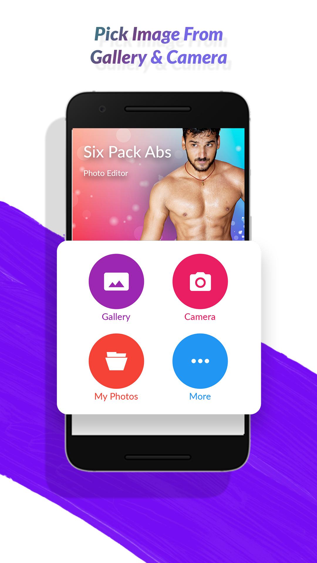 اسکرین شات 7 برنامه Six Pack Abs Photo Editor