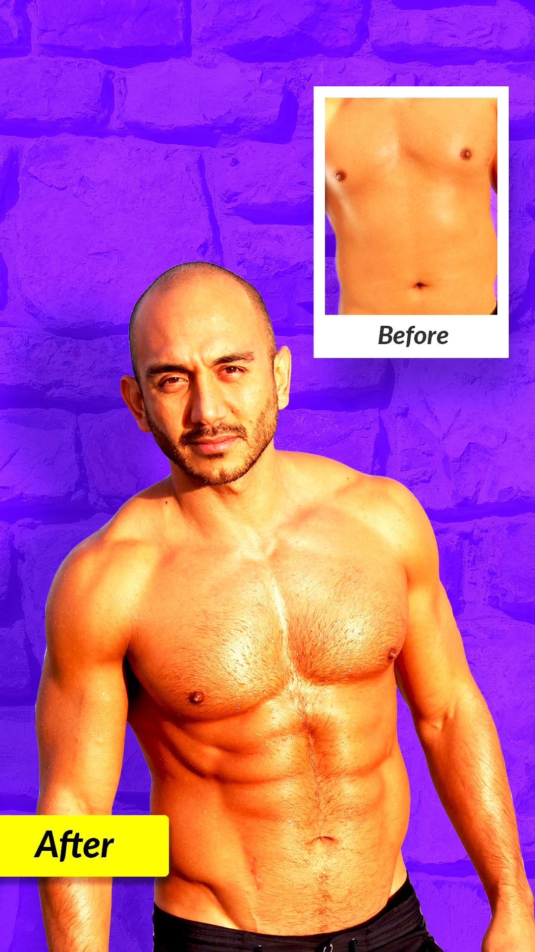 اسکرین شات 6 برنامه Six Pack Abs Photo Editor