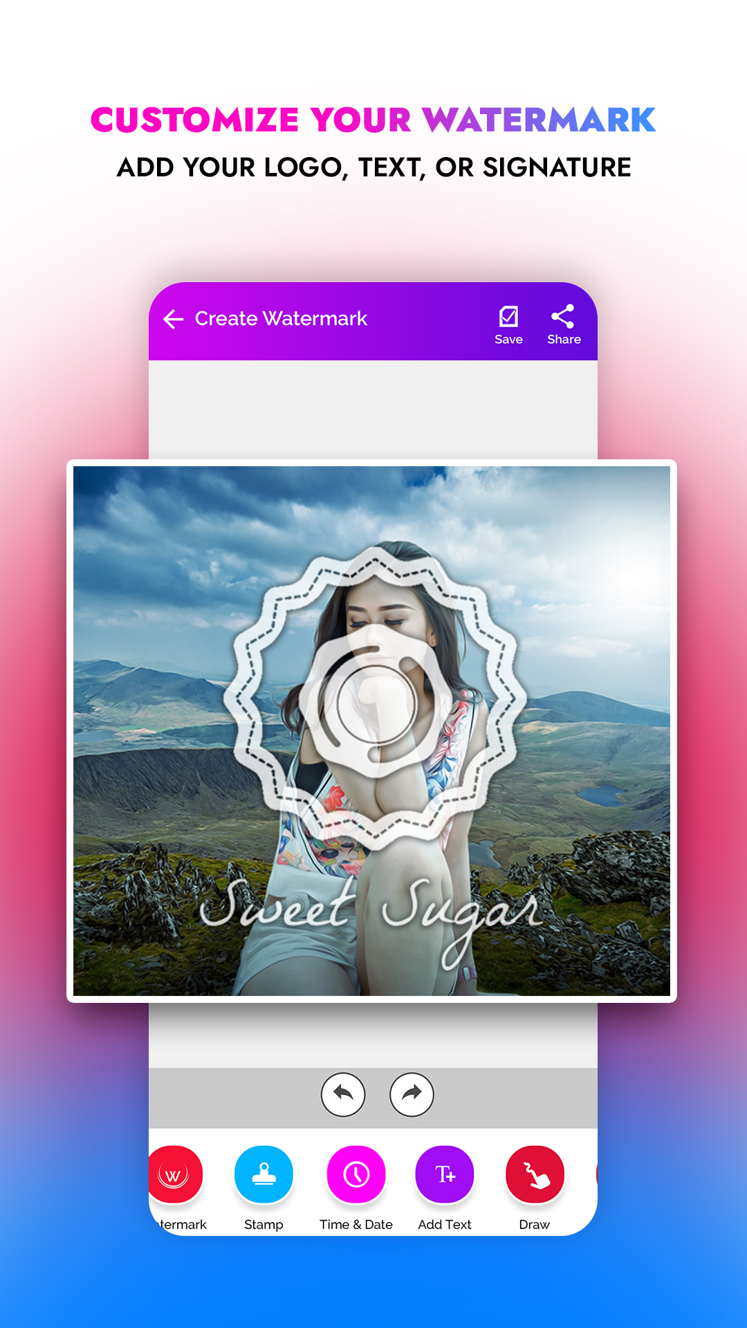 اسکرین شات 3 برنامه Watermark Image Copyright