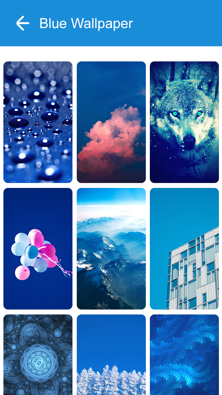 اسکرین شات 8 برنامه Blue Wallpaper 2024