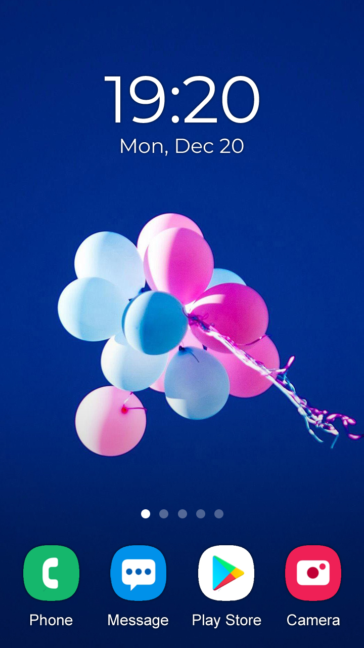 اسکرین شات 5 برنامه Blue Wallpaper 2025