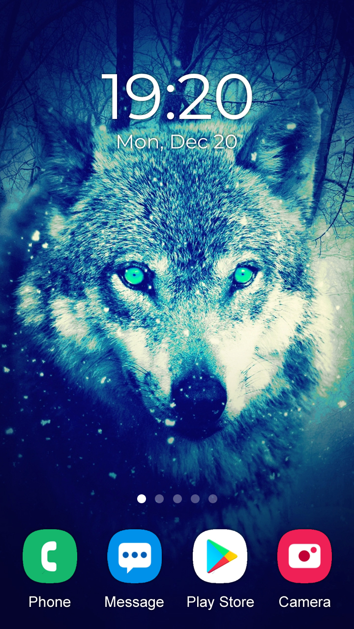 اسکرین شات 6 برنامه Blue Wallpaper 2025