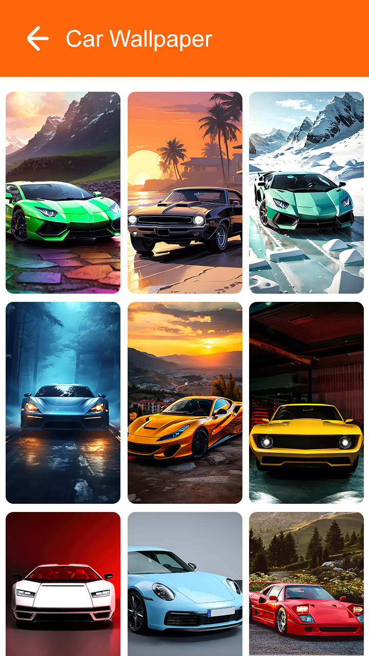 اسکرین شات 7 برنامه Car Wallpaper 2025