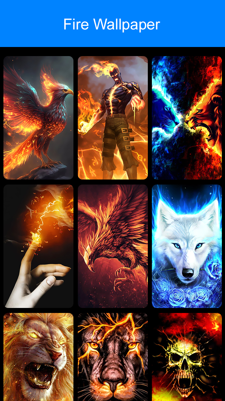 اسکرین شات 8 برنامه Fire Wallpaper 2024
