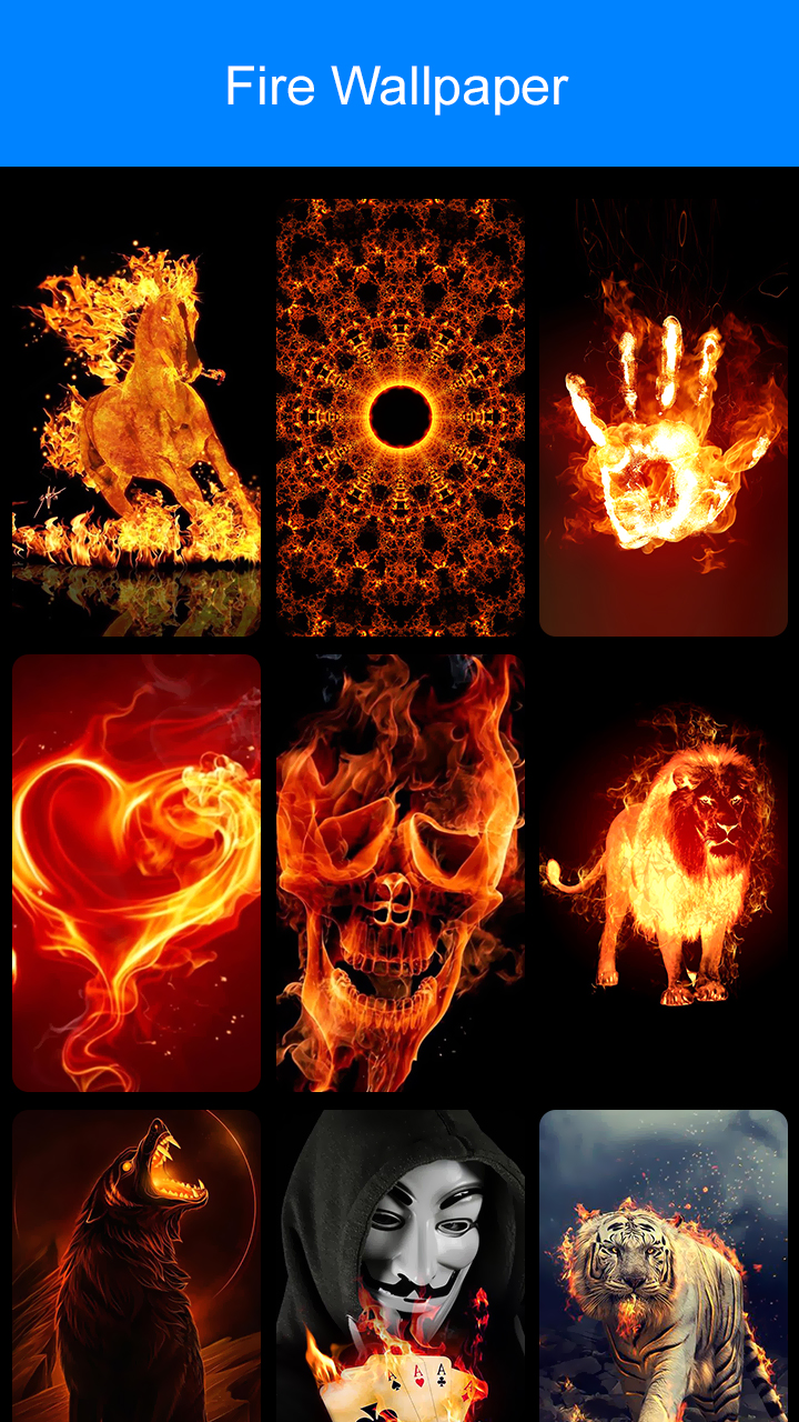 اسکرین شات 7 برنامه Fire Wallpaper 2024