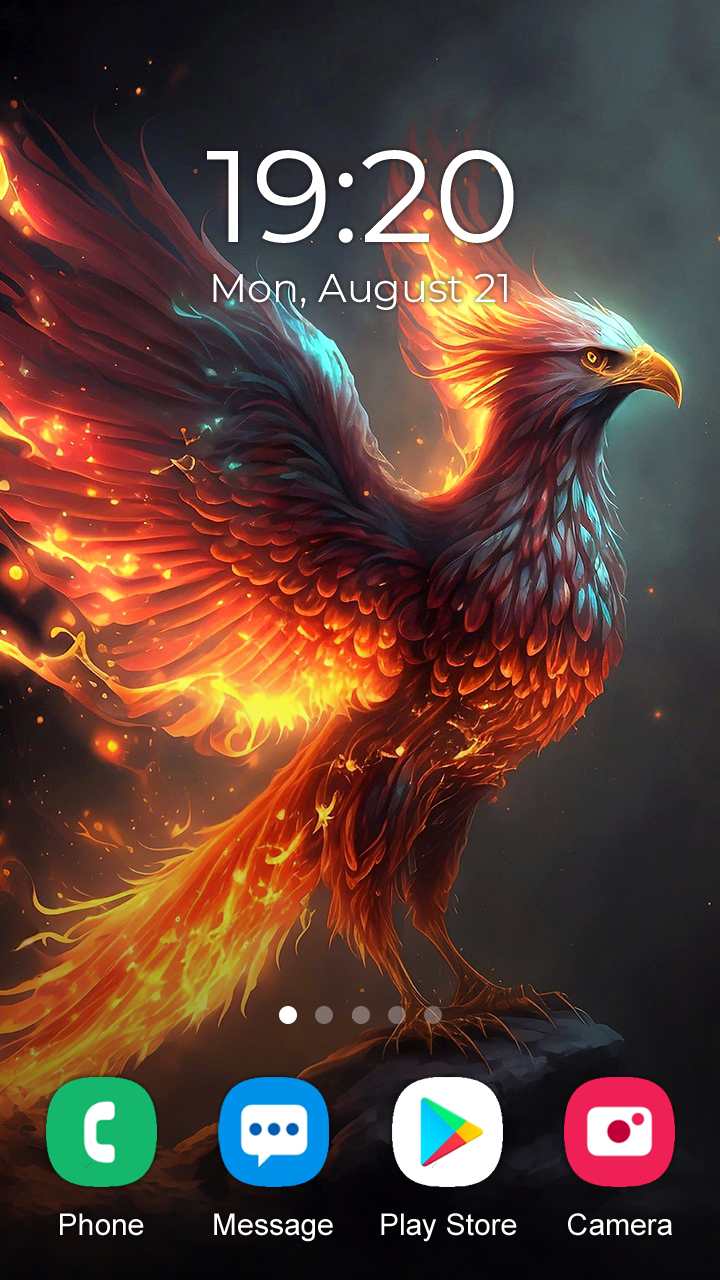 اسکرین شات 2 برنامه Fire Wallpaper 2024