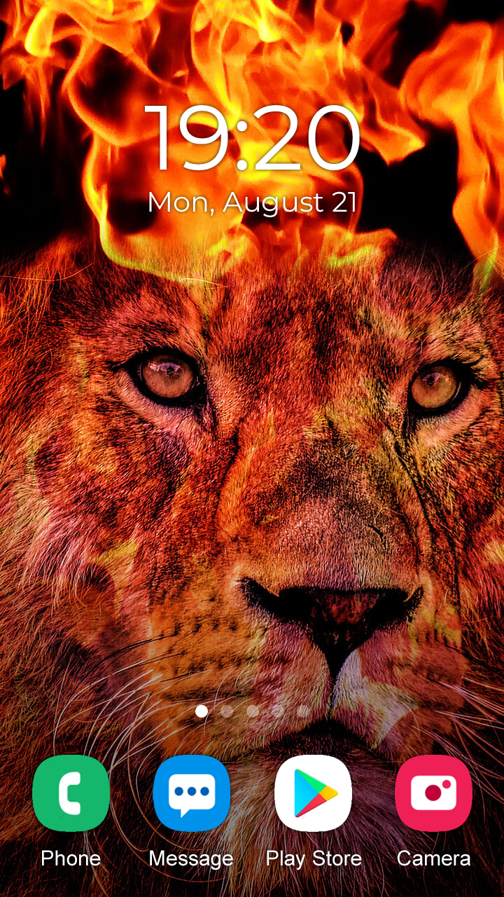 اسکرین شات 5 برنامه Fire Wallpaper 2025