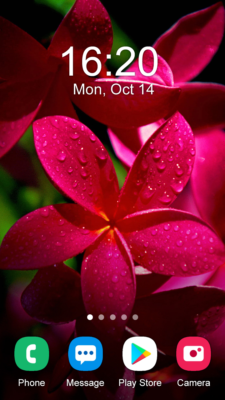 اسکرین شات 3 برنامه Flower Wallpaper 2025