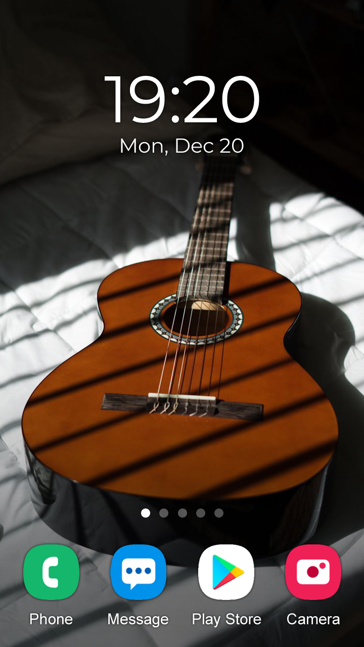 اسکرین شات 5 برنامه Guitar Wallpaper 2024