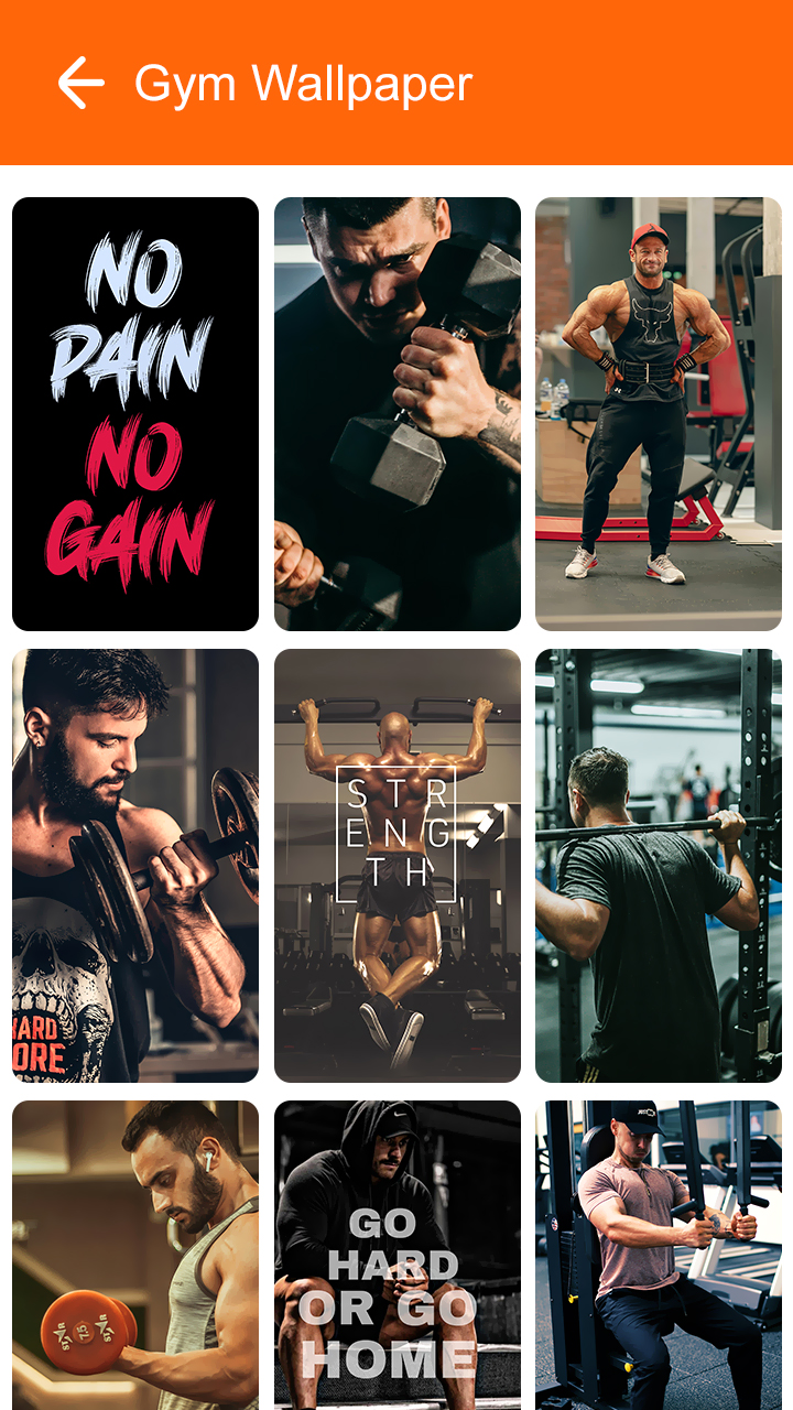 اسکرین شات 8 برنامه Gym Wallpaper 2025