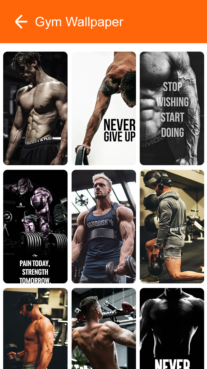 اسکرین شات 7 برنامه Gym Wallpaper 2025