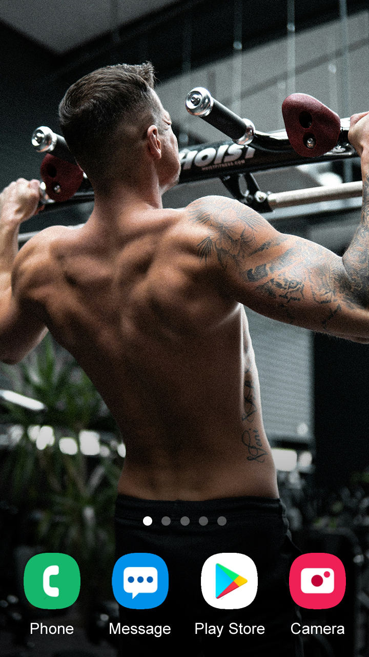 اسکرین شات 3 برنامه Gym Wallpaper 2025