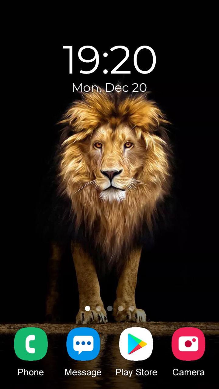 اسکرین شات 3 برنامه Lion Wallpaper 2025