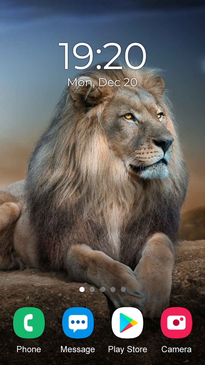 اسکرین شات 4 برنامه Lion Wallpaper 2025