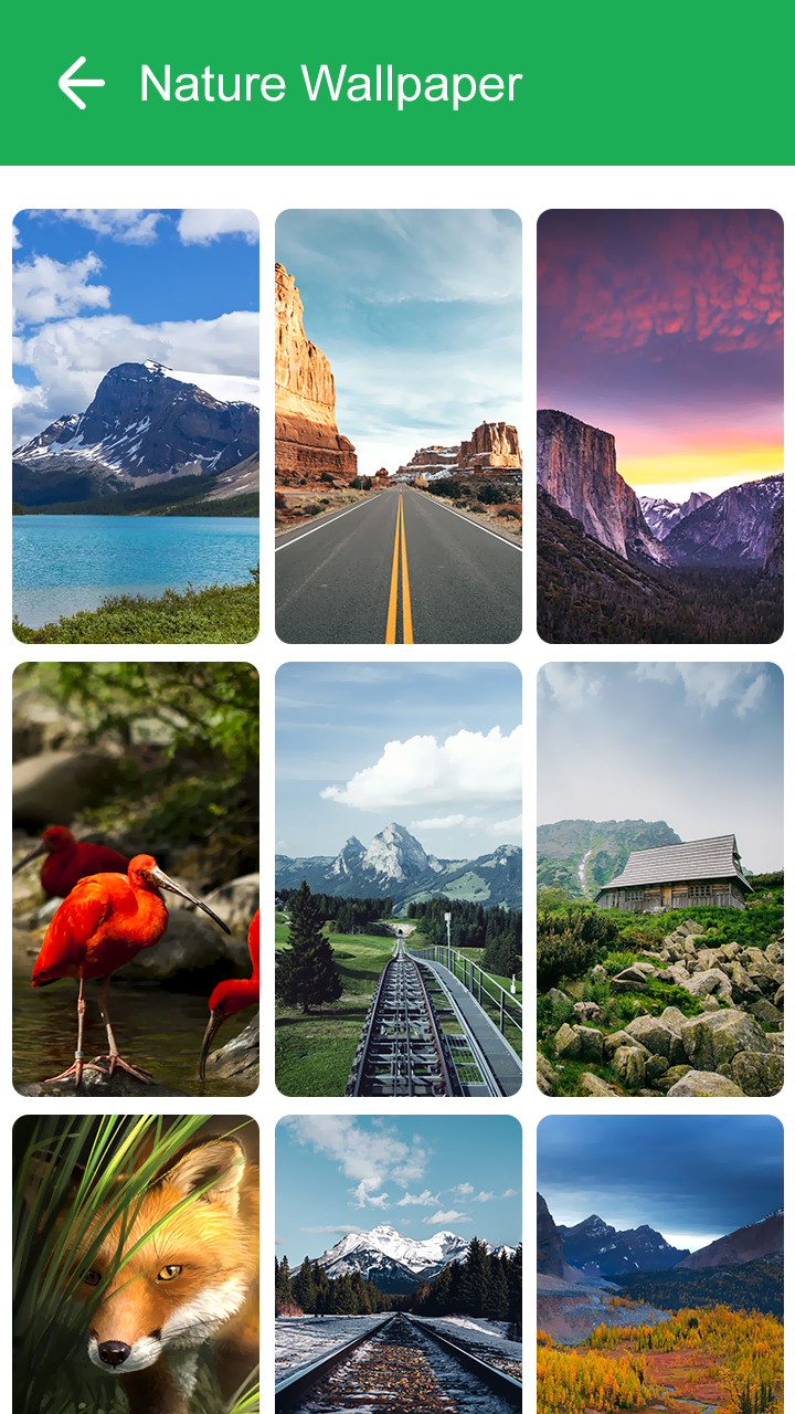 اسکرین شات 8 برنامه Nature Wallpaper 2025