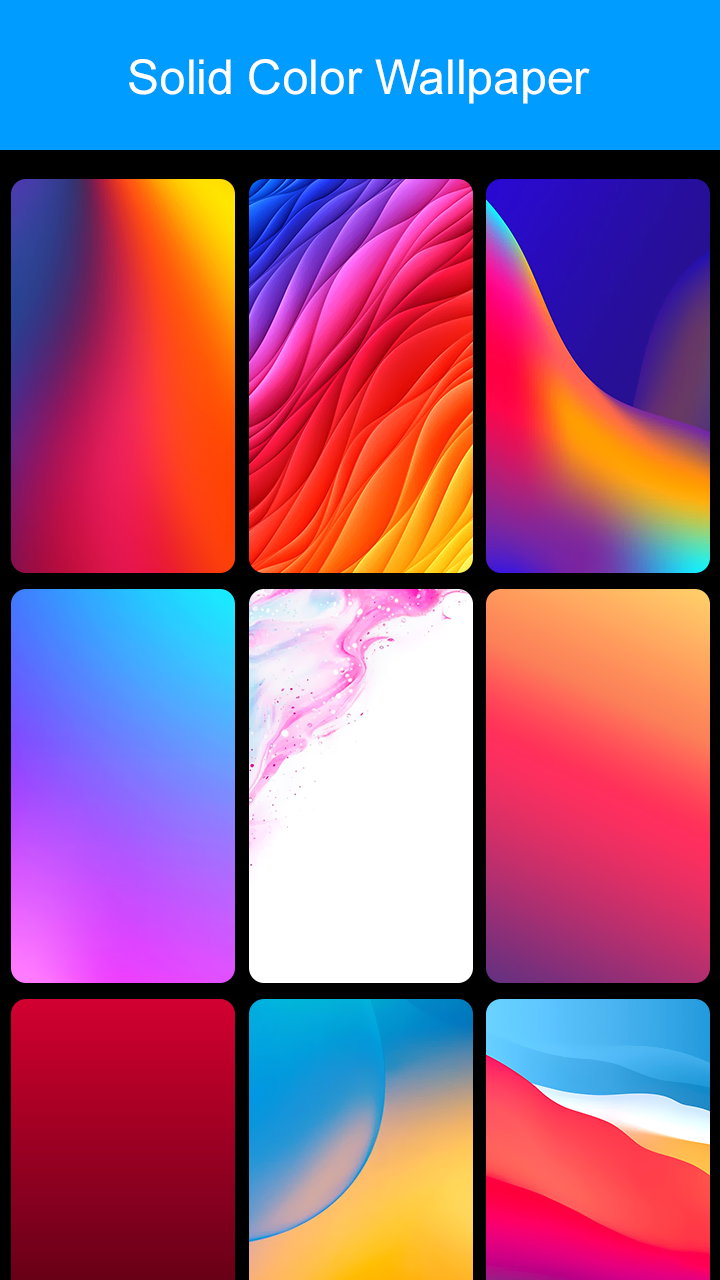 اسکرین شات 8 برنامه Solid Color Wallpaper 2025