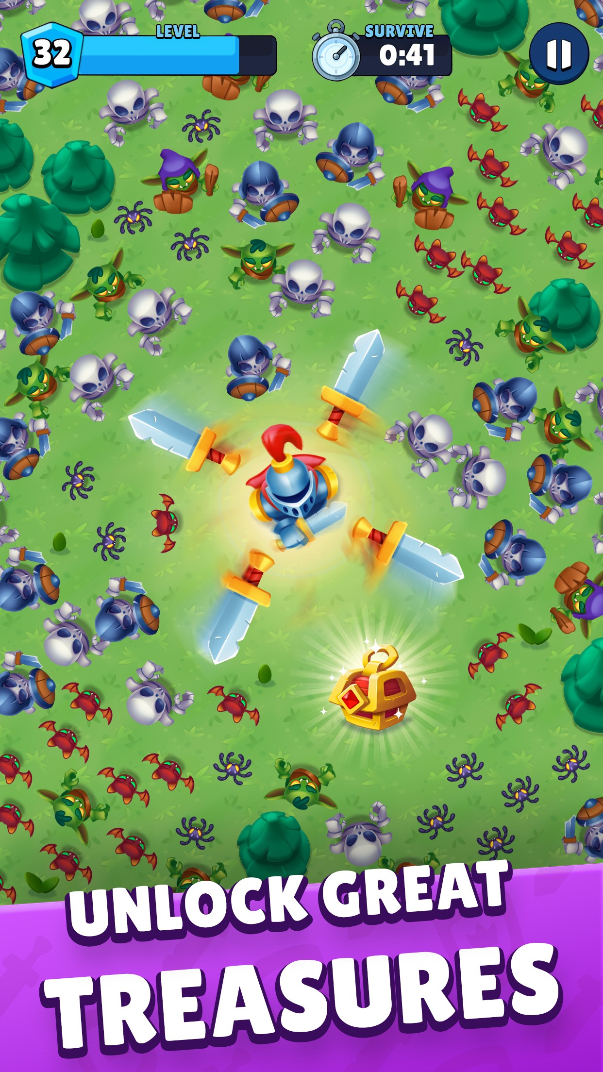 اسکرین شات 3 بازی Heroes vs Hordes: Survivor RPG