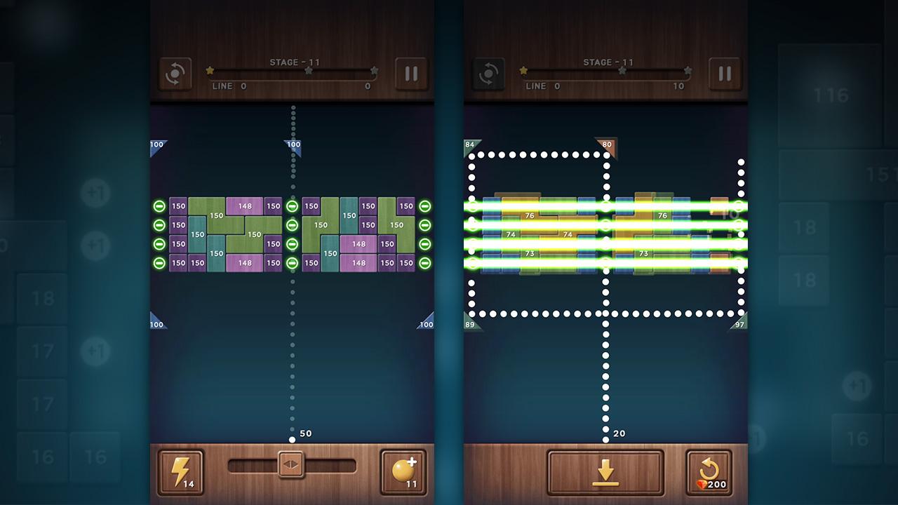 اسکرین شات 6 بازی Swipe Brick Breaker: The Blast