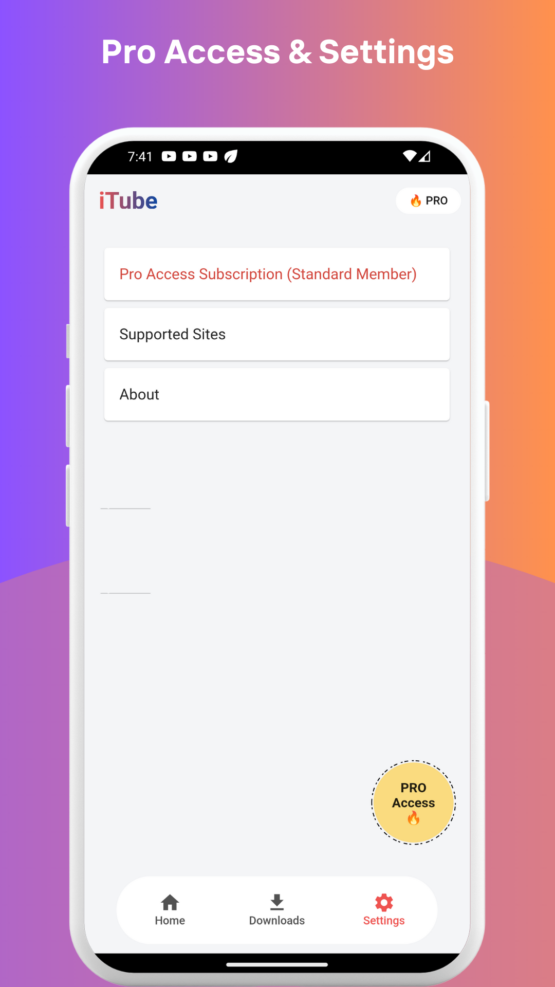 اسکرین شات 5 برنامه iTube: Video Downloader