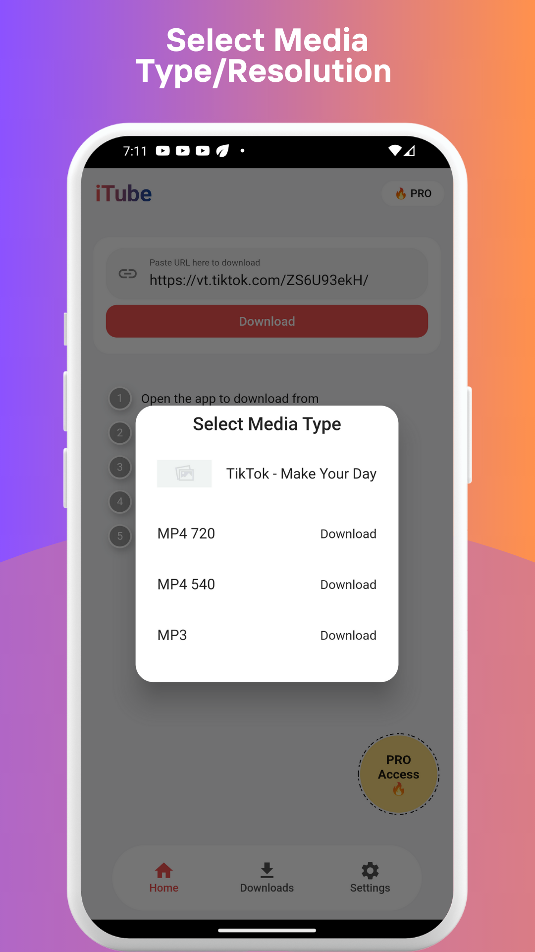اسکرین شات 2 برنامه iTube: Video Downloader