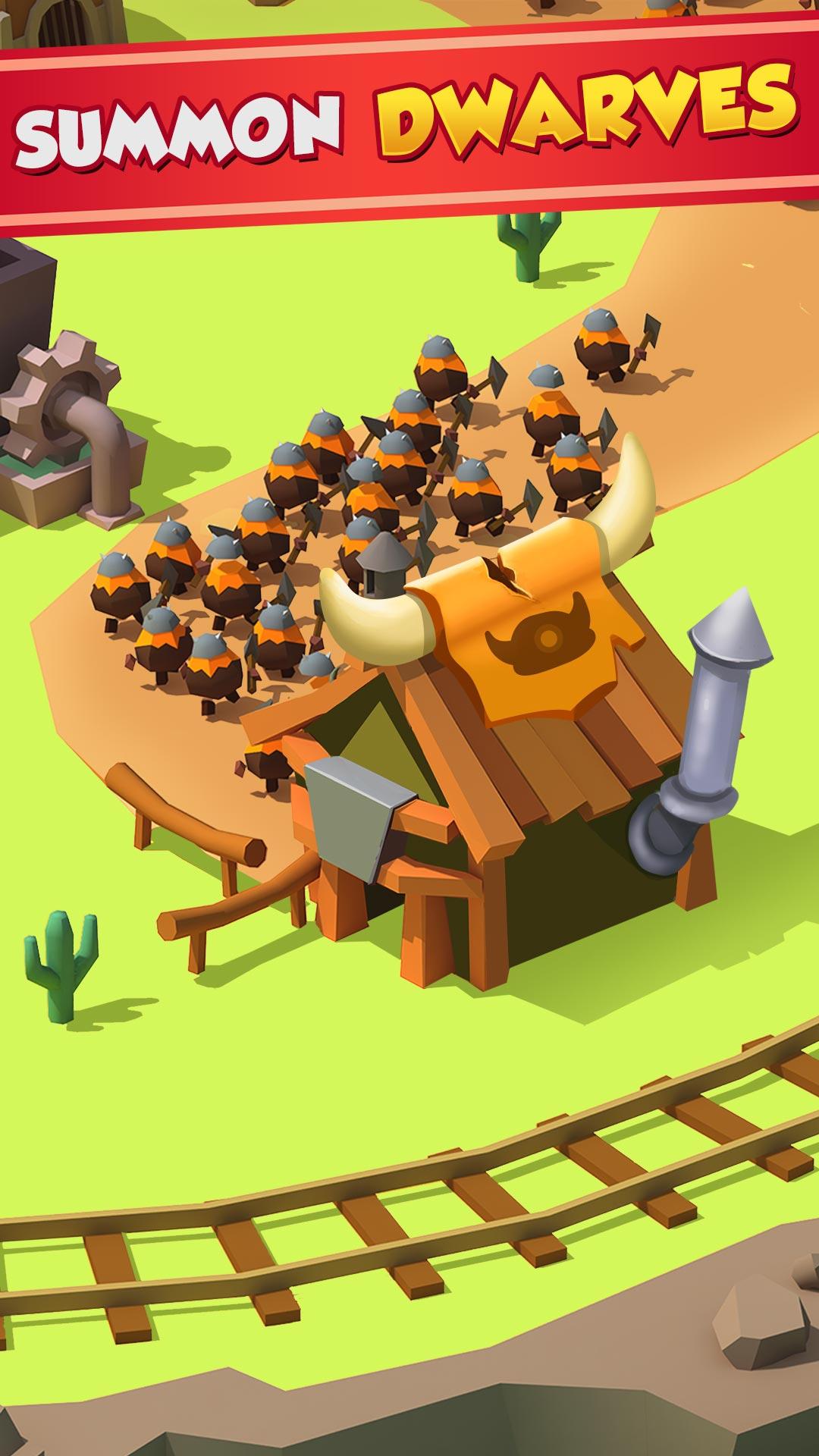 اسکرین شات 1 برنامه Idle Mining Tycoon Stone Miner