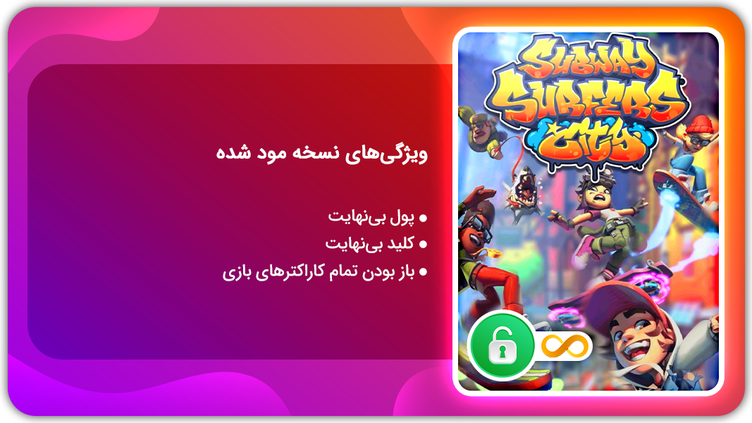 اسکرین شات 1 بازی شهر موج سواران مترو | نسخه مود شده