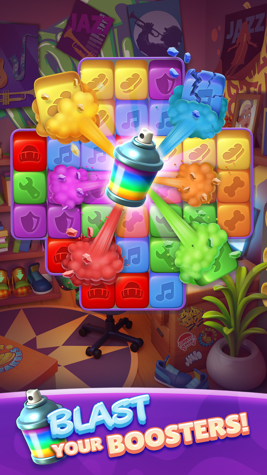 اسکرین شات 3 بازی Subway Surfers Blast