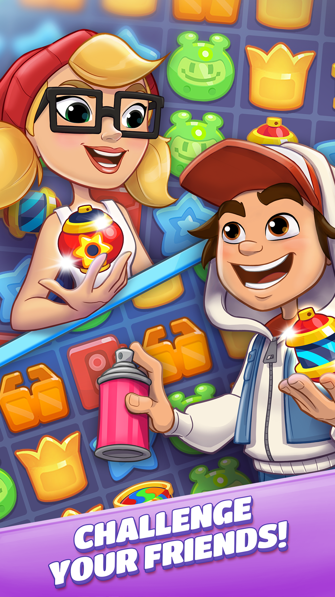 اسکرین شات 4 بازی Subway Surfers Match