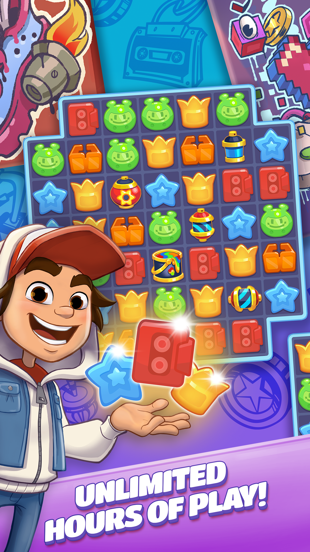 اسکرین شات 5 بازی Subway Surfers Match