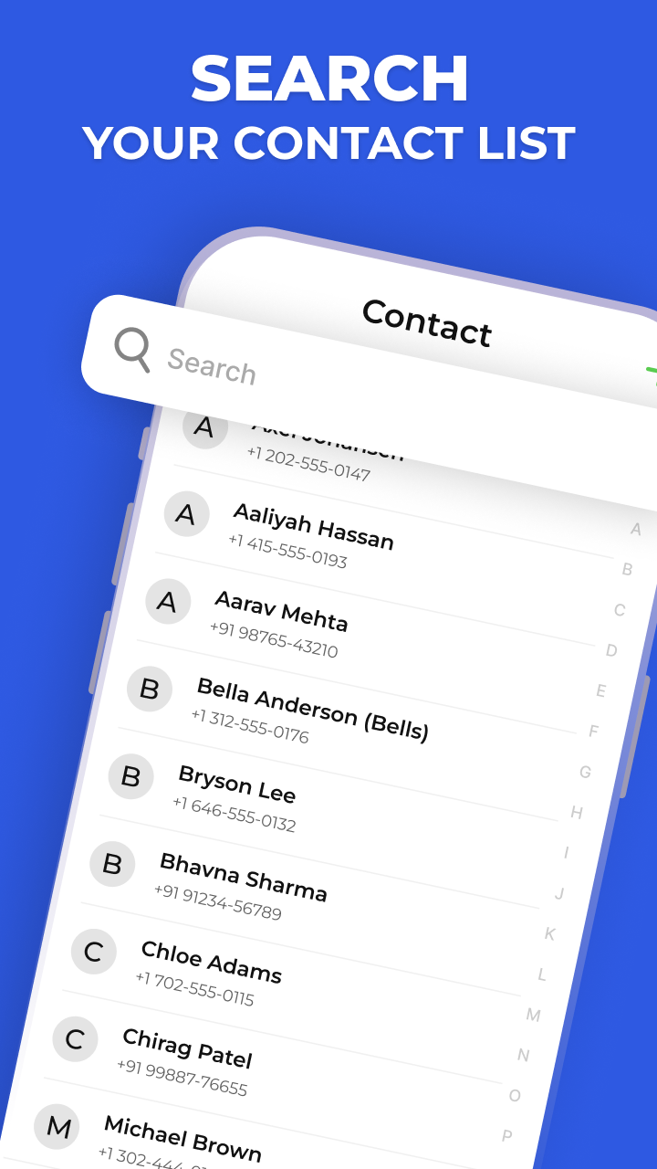 اسکرین شات 4 برنامه Contacts - Caller ID & Spam