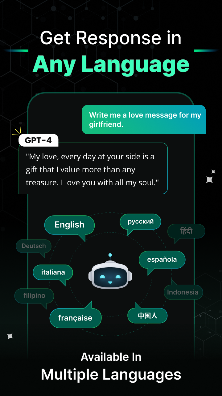اسکرین شات 3 برنامه AI Chat - Ask your AI Chatbot