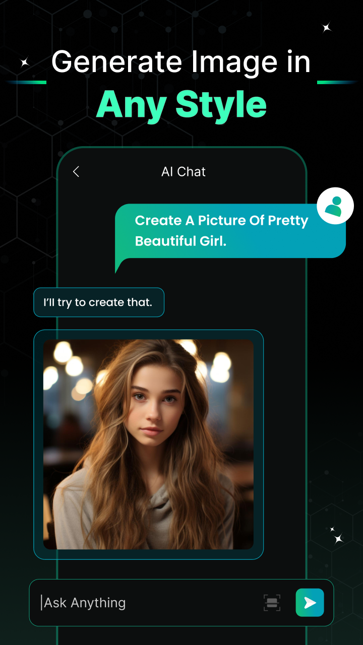 اسکرین شات 5 برنامه AI Chat - Ask your AI Chatbot