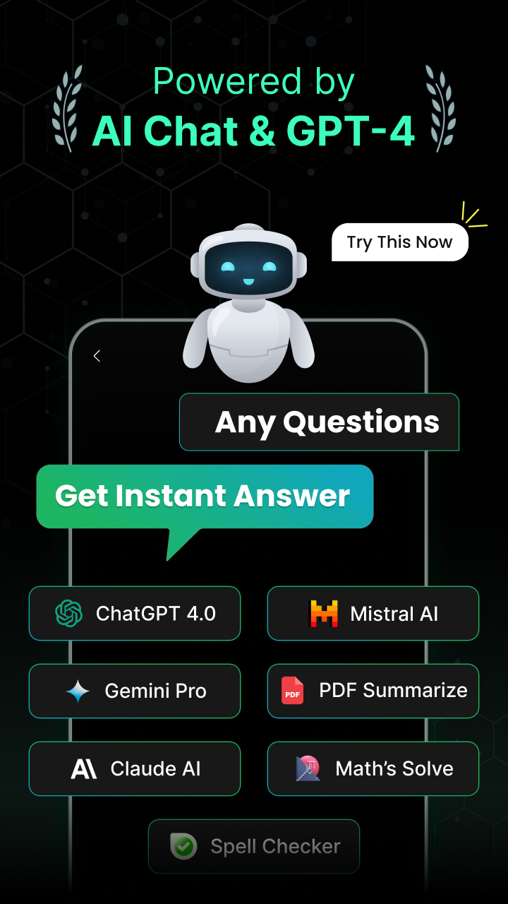 اسکرین شات 2 برنامه AI Chat - Ask your AI Chatbot