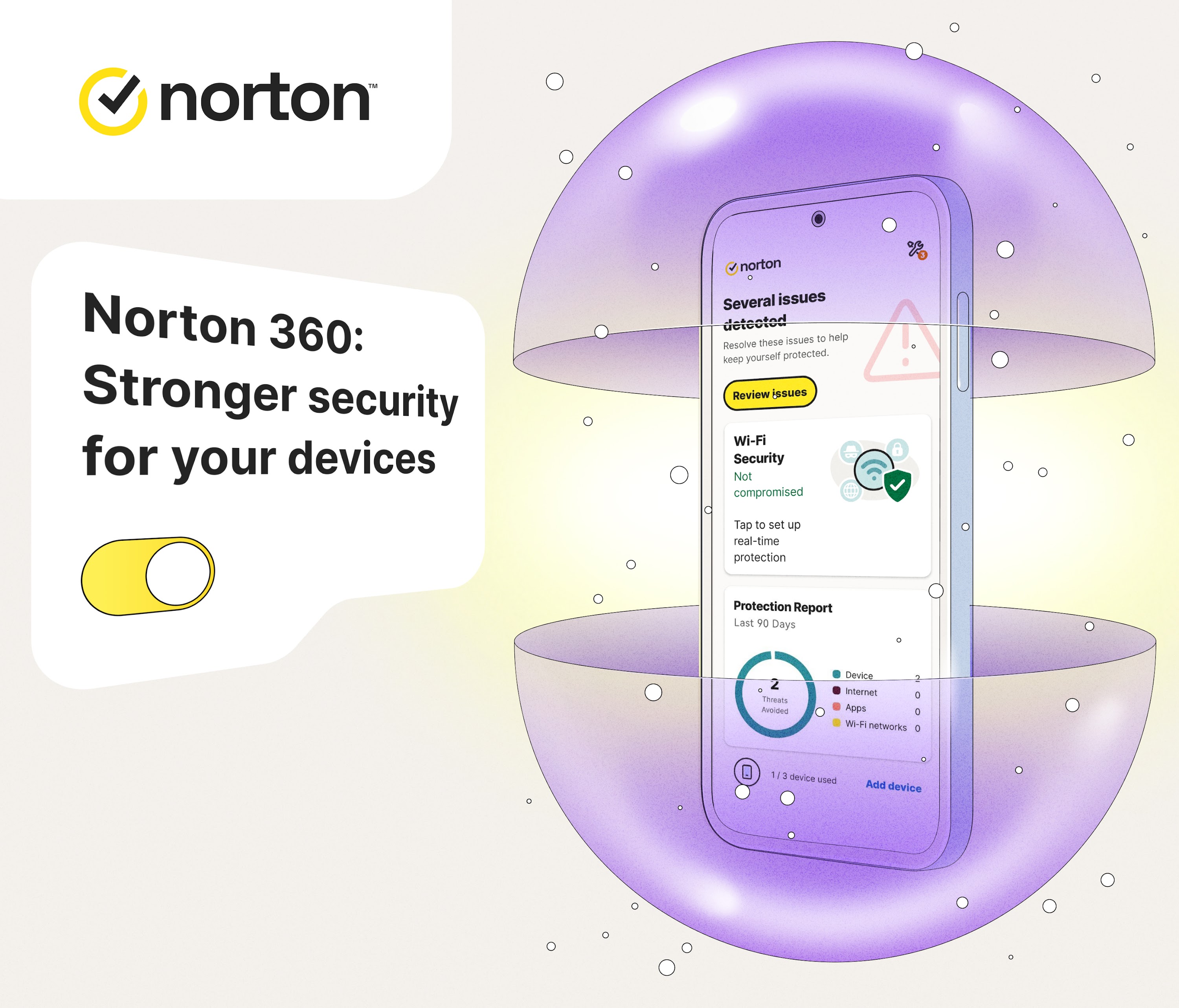 اسکرین شات 1 برنامه Norton360 Antivirus & Security