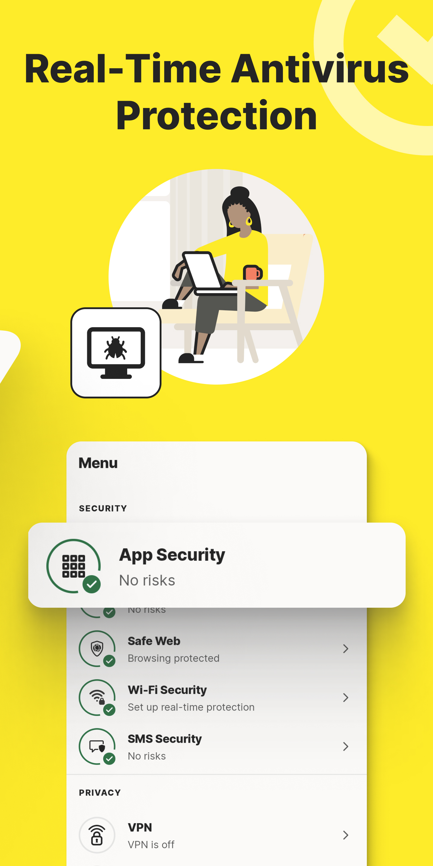 اسکرین شات 2 برنامه Norton360: Virus Scanner & VPN
