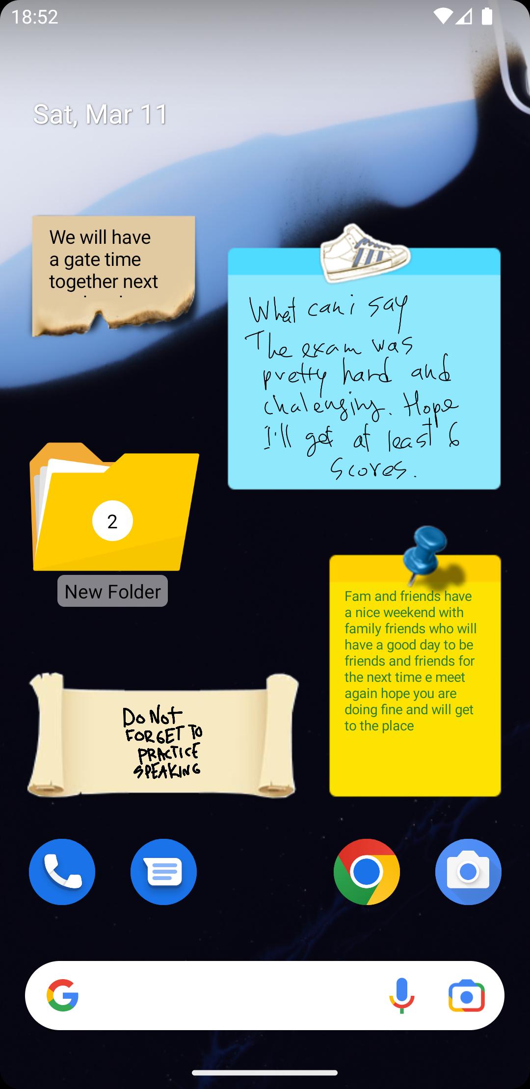 اسکرین شات 2 برنامه Sticky Notes + Widget