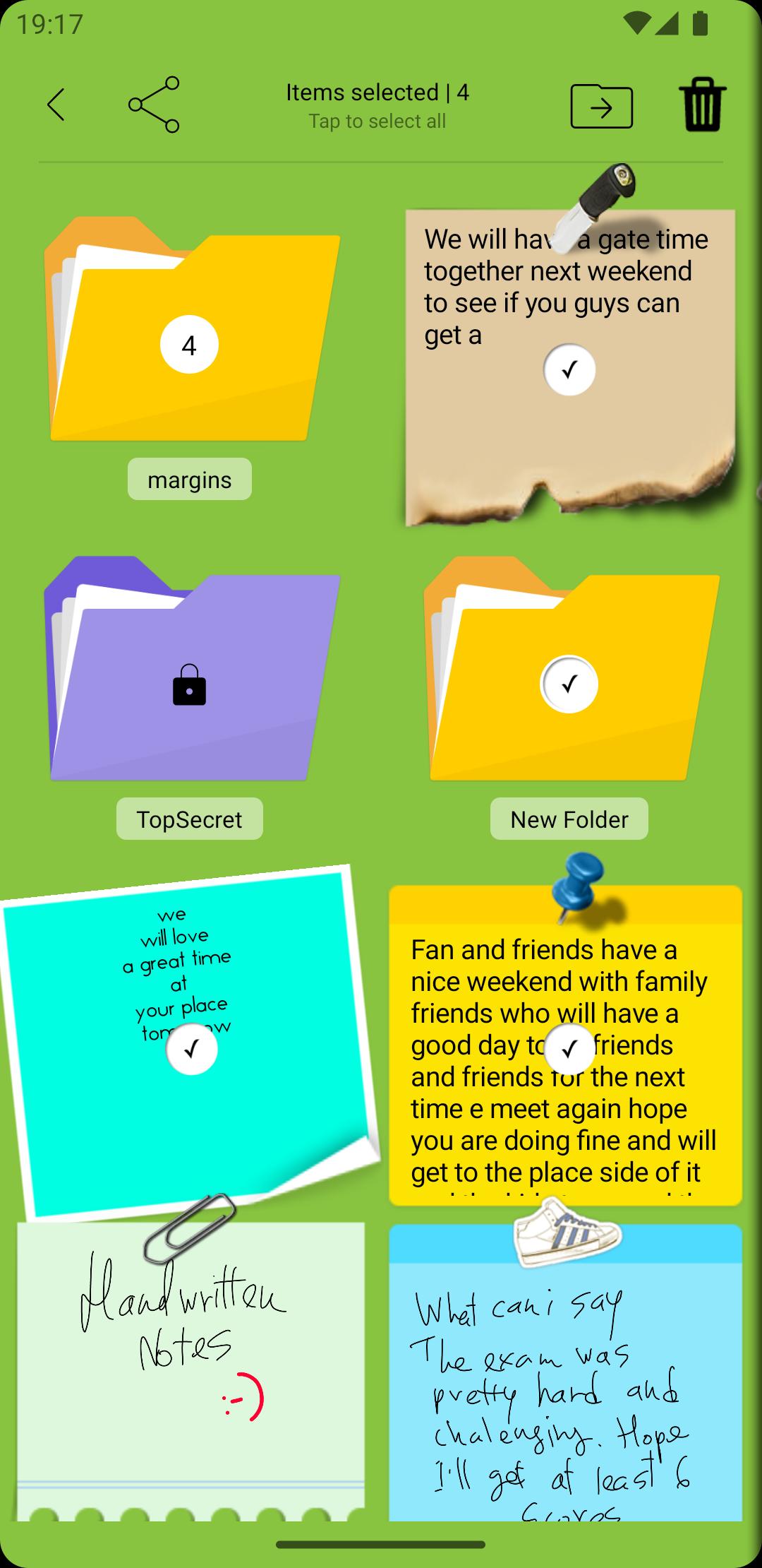 اسکرین شات 7 برنامه Sticky Notes + Widget
