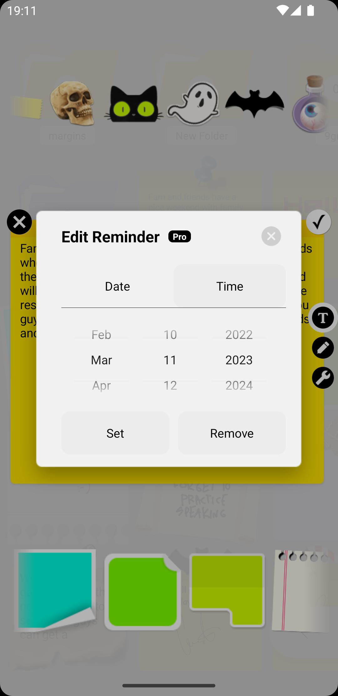 اسکرین شات 4 برنامه Sticky Notes + Widget