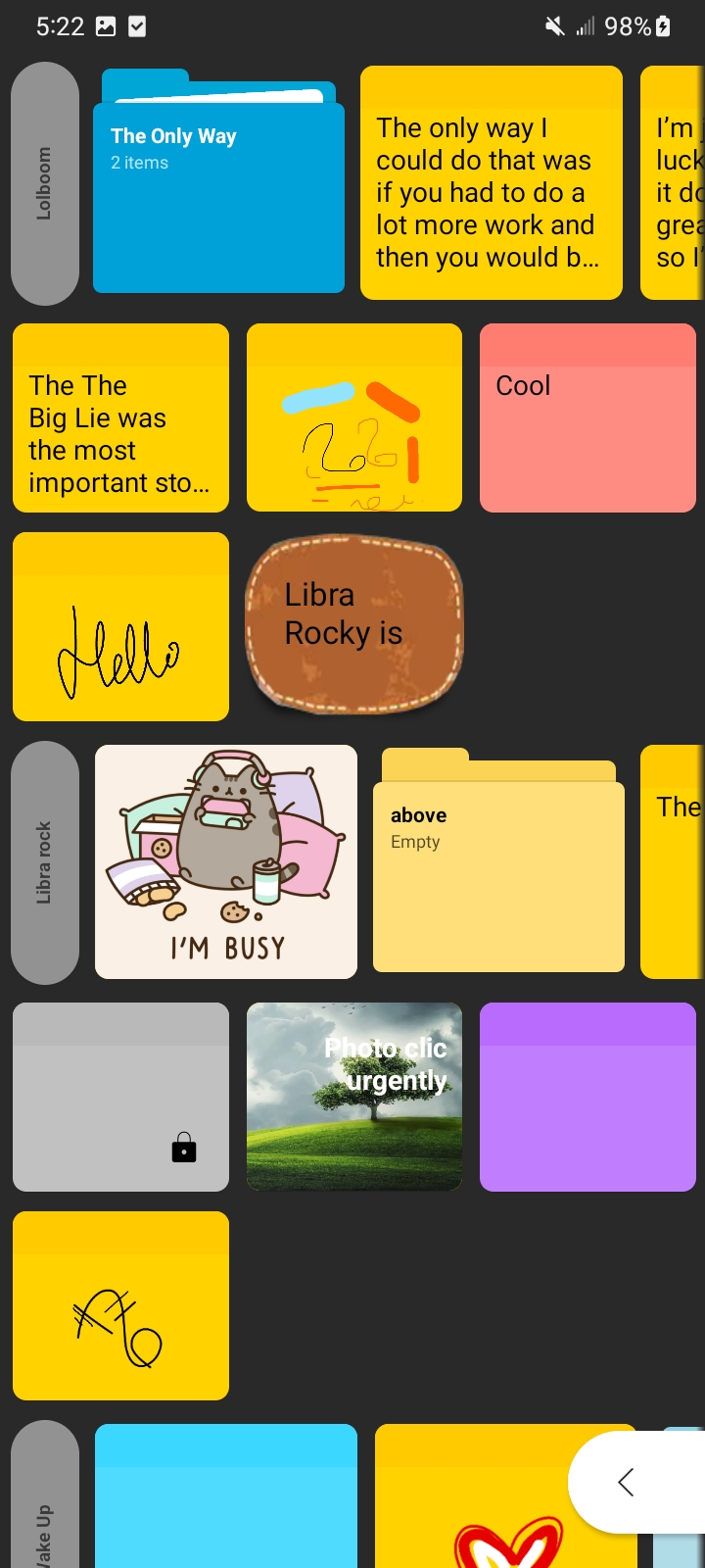 اسکرین شات 1 برنامه WeeNote Notes and Widget
