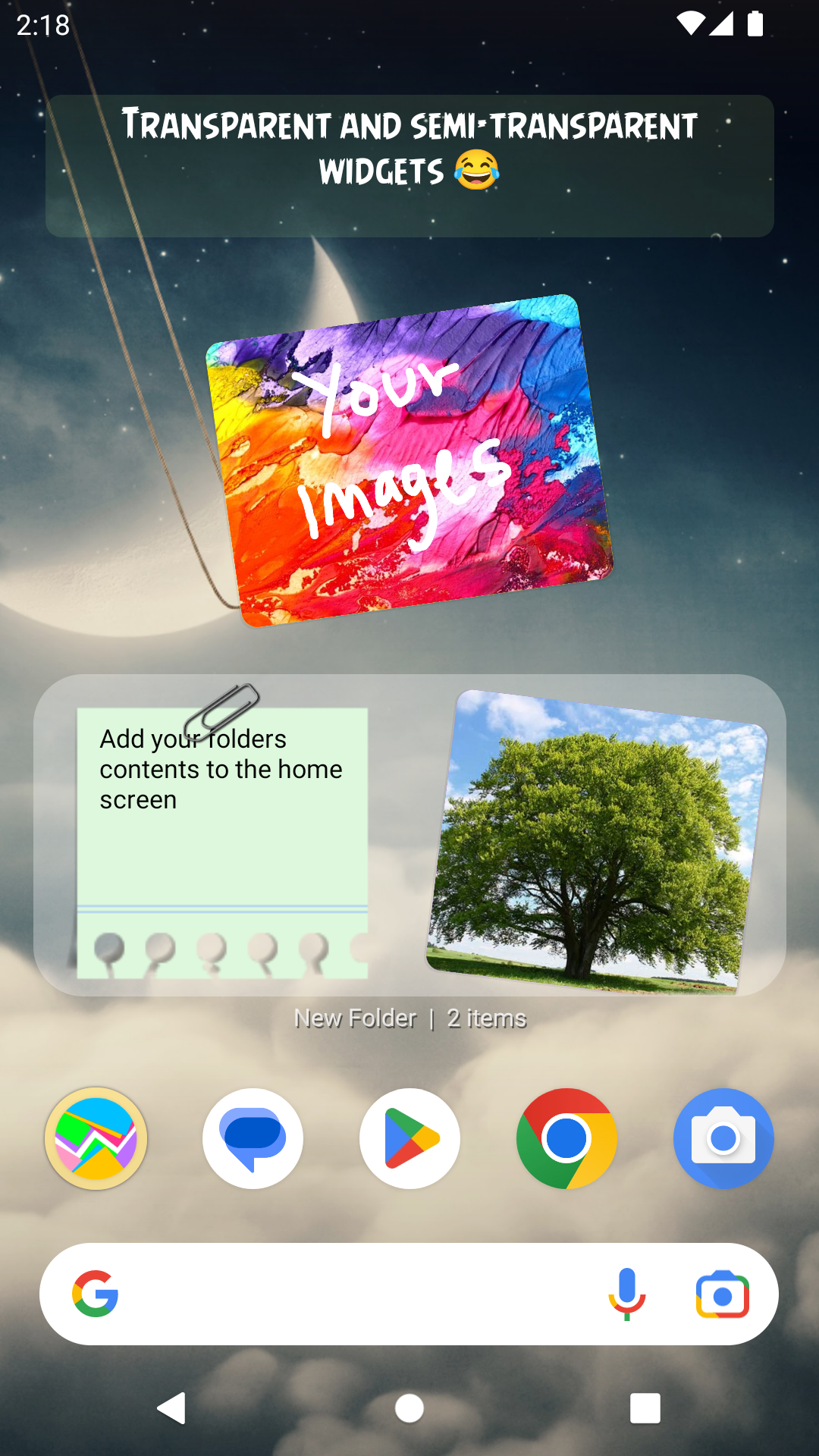 اسکرین شات 3 برنامه WeeNote Notes and Widget