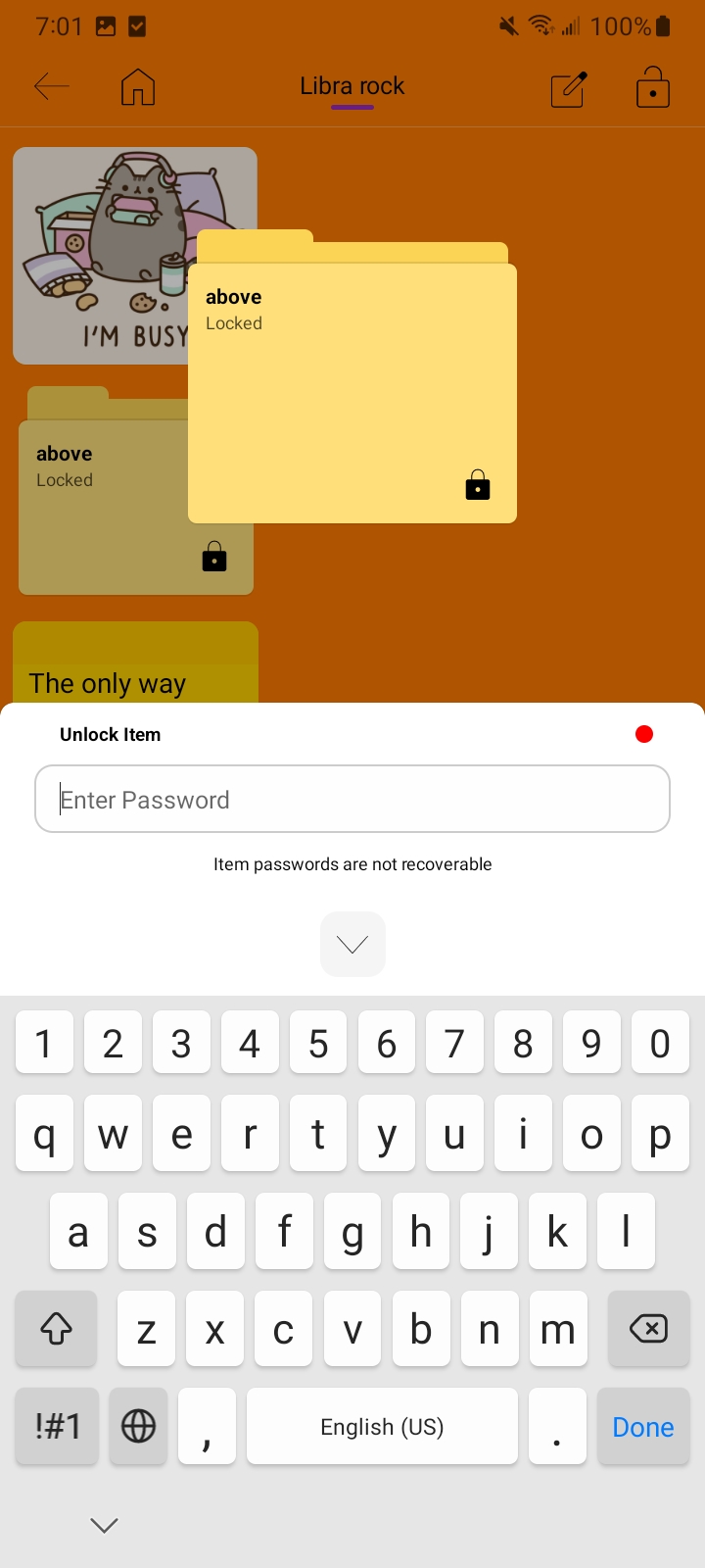 اسکرین شات 7 برنامه WeeNote Notes and Widget