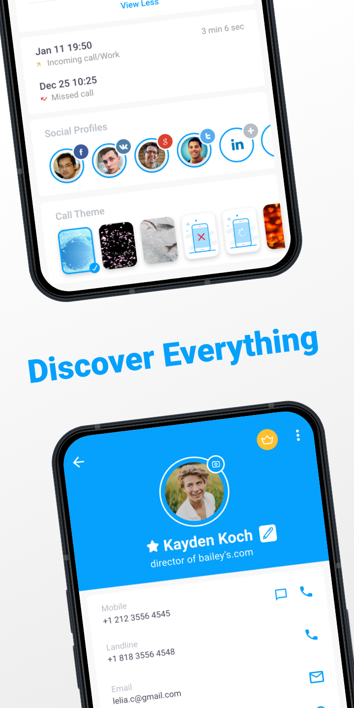 اسکرین شات 6 برنامه Sync.ME: Caller ID & Contacts