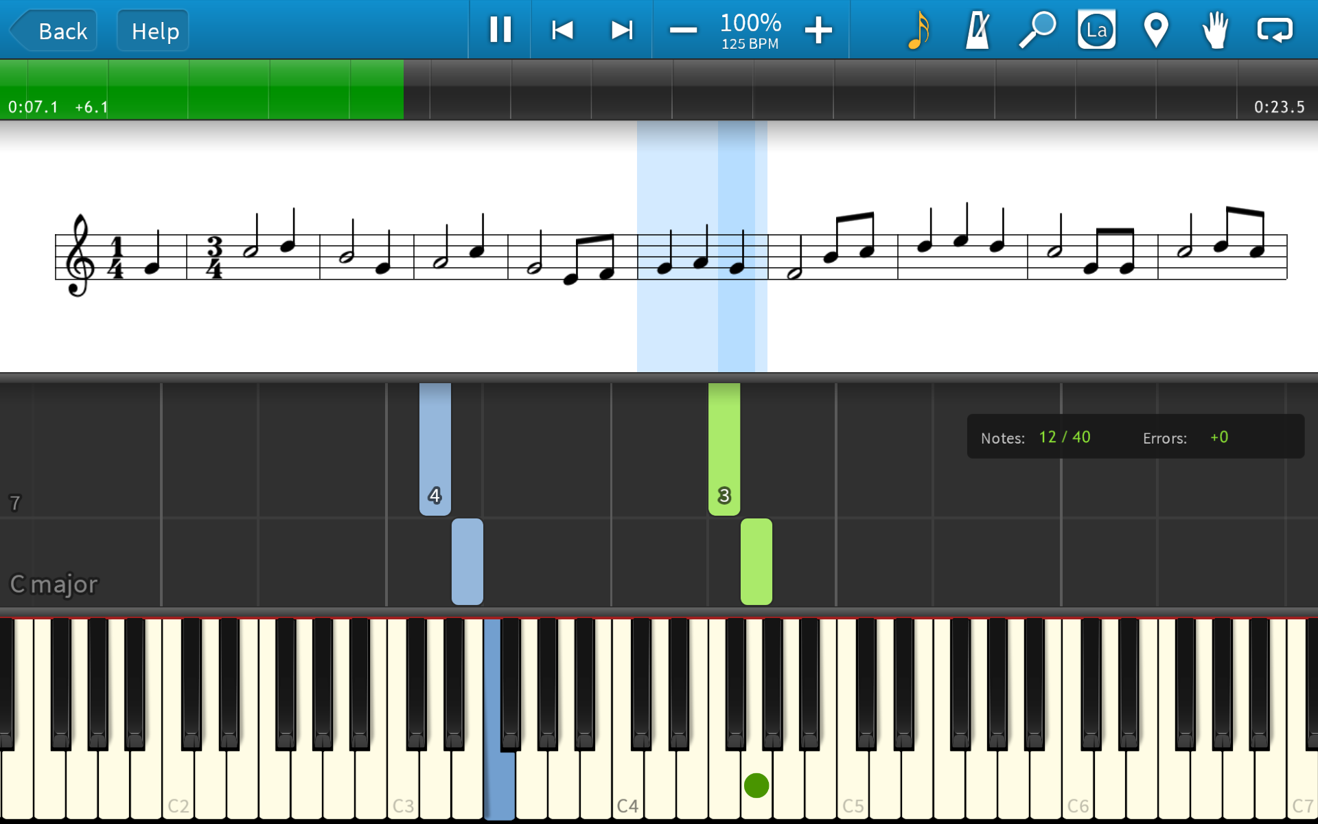 اسکرین شات 2 برنامه Synthesia