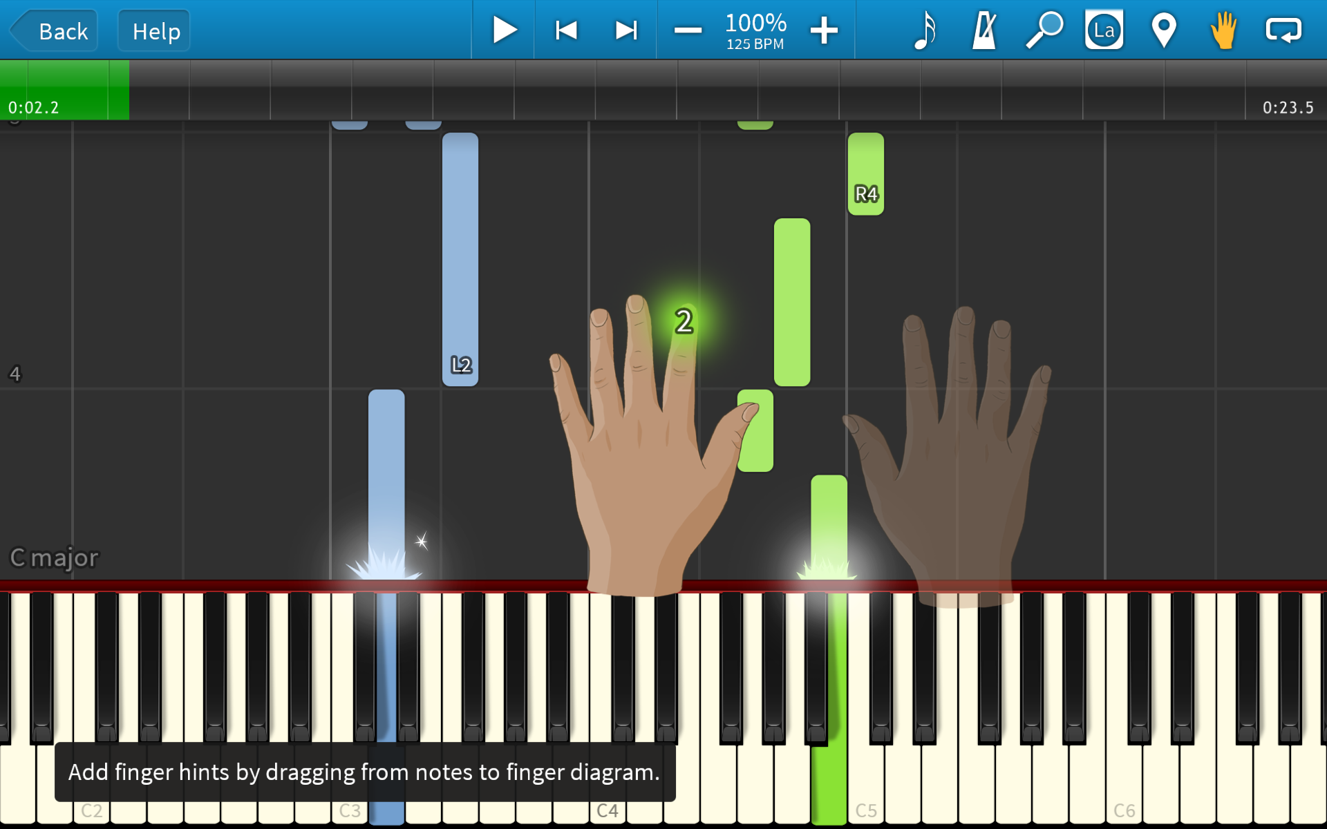 اسکرین شات 3 برنامه Synthesia