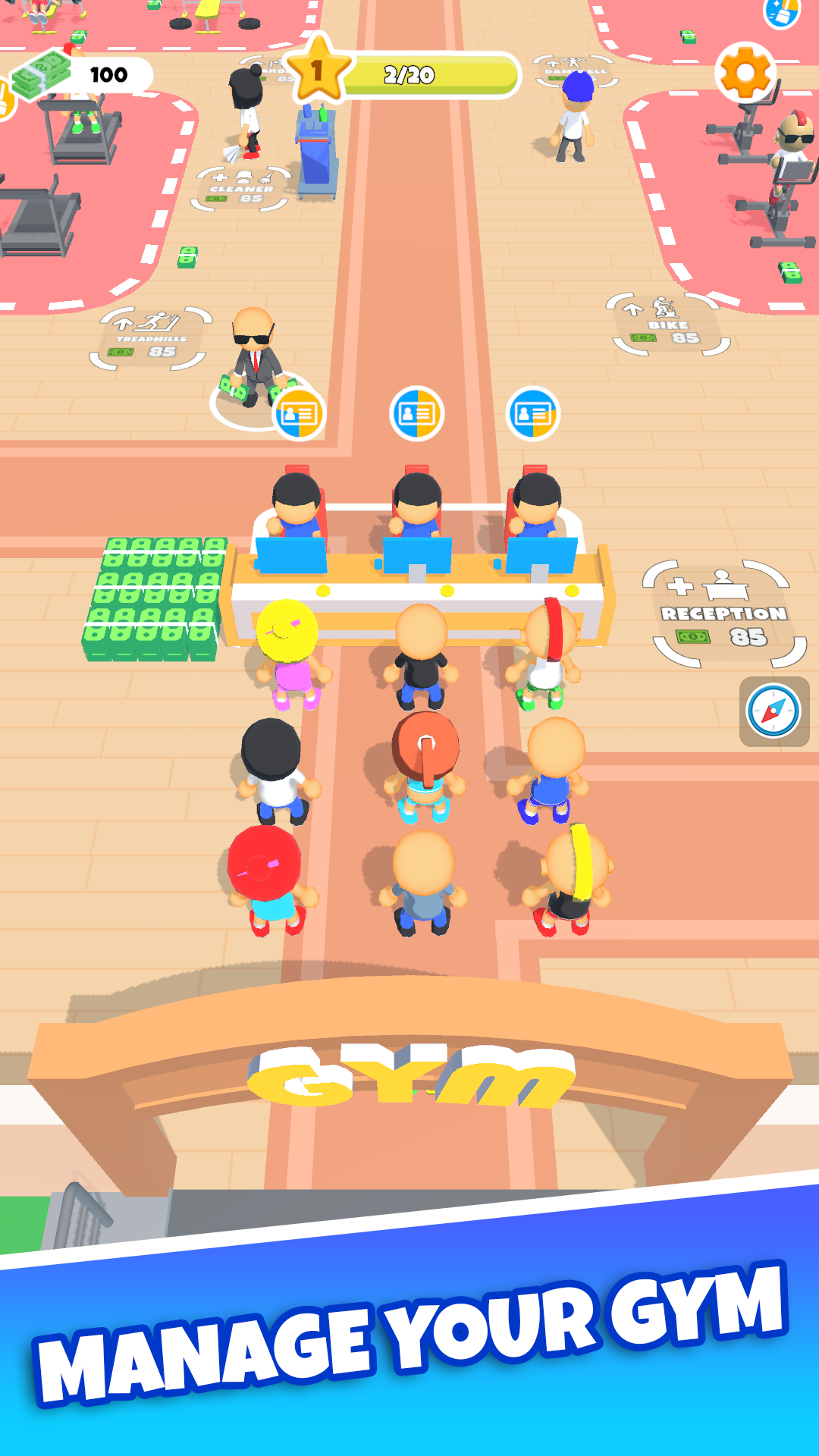 اسکرین شات 2 بازی My Perfect Gym
