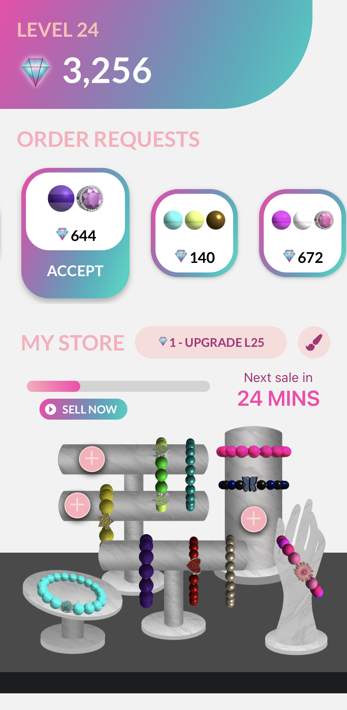اسکرین شات 2 بازی Bracelet Tycoon