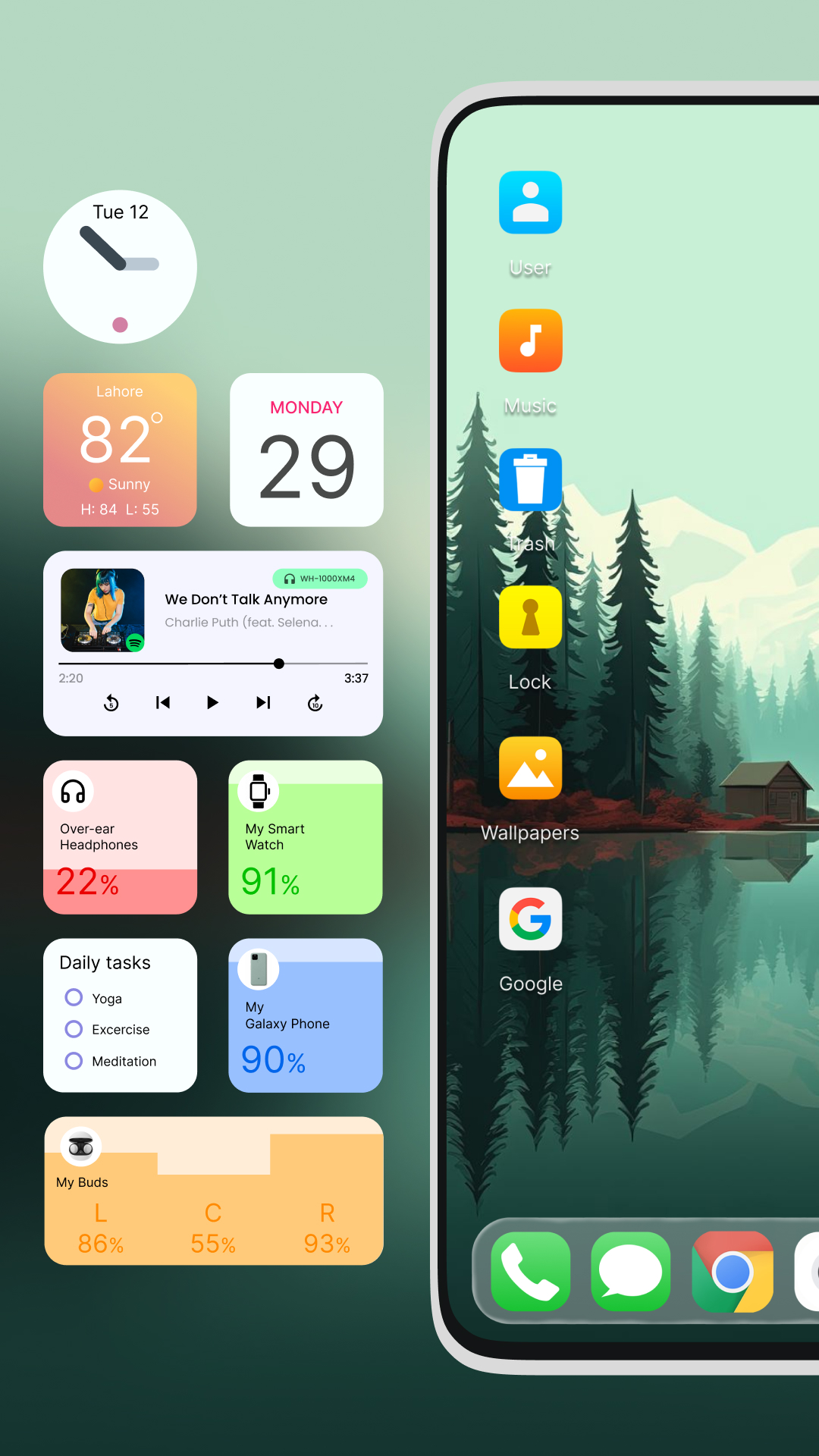 اسکرین شات 2 برنامه OS Style Launcher