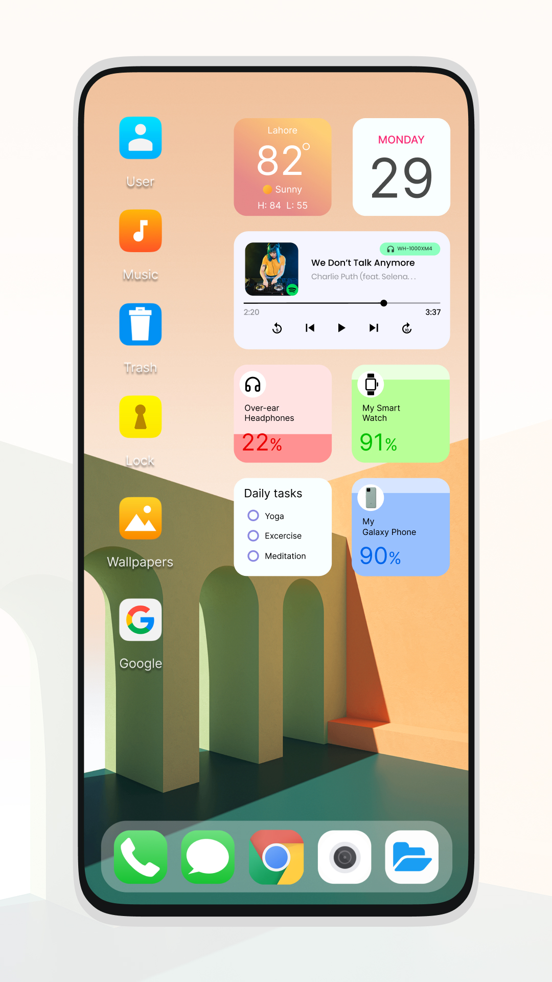 اسکرین شات 6 برنامه OS Style Launcher
