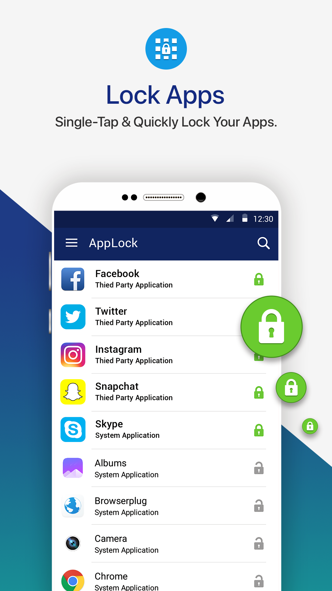 اسکرین شات 3 برنامه App Lock - Secure Your Apps